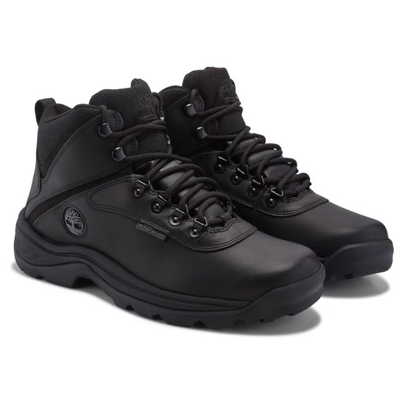 Timberland Men\'s White Ledge Black Leather Waterproof Hiking Boot Winter Snow 10 main image 11